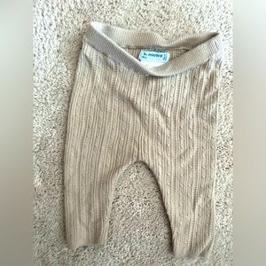 Taupe Mayoral Tights/Leggings Size 3-6 Months - Gently Used - Great Condition